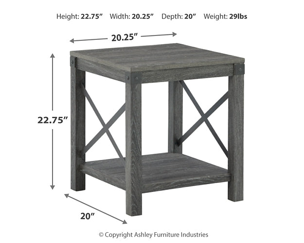 Ashley Express - Freedan Square End Table - DecorGalore4U