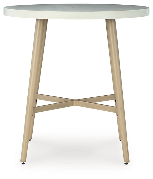 Ashley Express - Seton Creek Round Bar Table w/UMB OPT