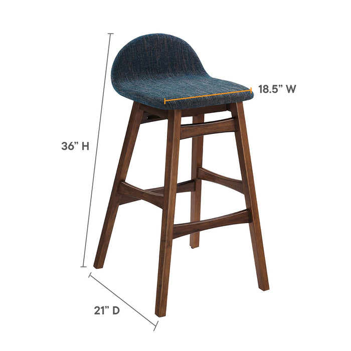 Juno Wood Bar Stool Set of 2 by Modway