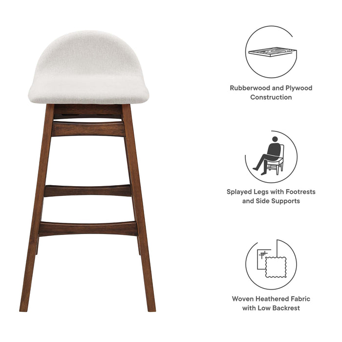 Juno Wood Bar Stool Set of 2 by Modway