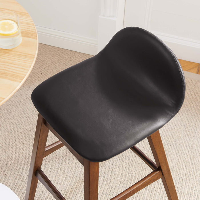 Juno Wood Bar Stool Set of 2 by Modway