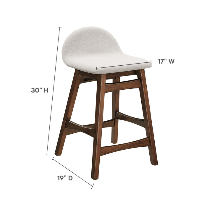 Juno Wood Counter Stool Set of 2 by Modway