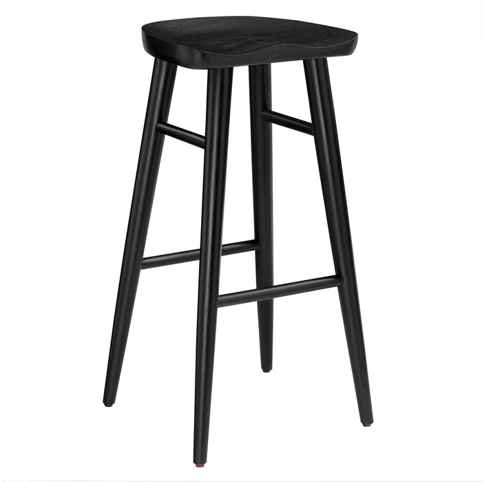 Saville Backless Wood Bar Stools Set of 2 by Modway