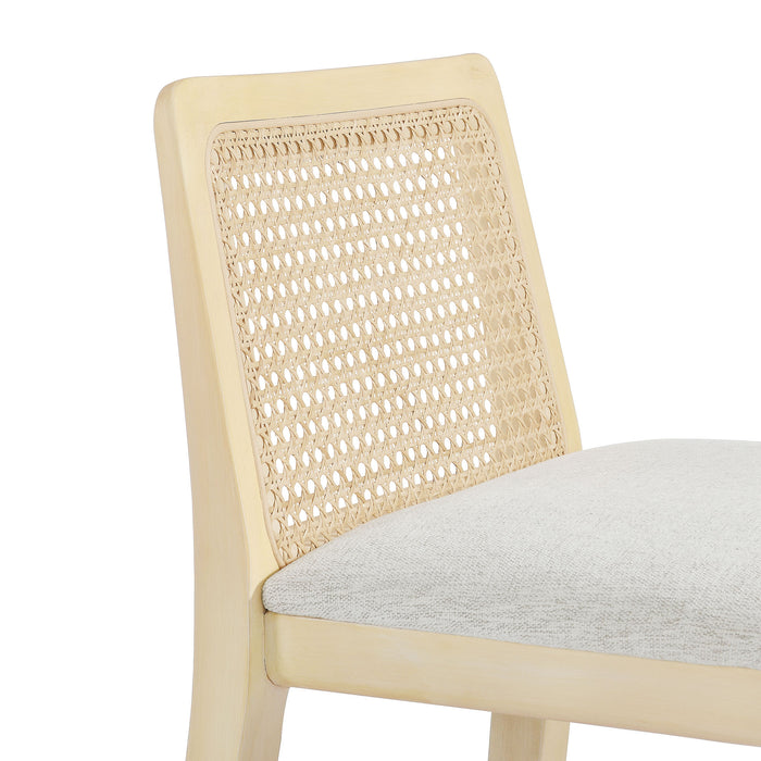 Monarch Wood and Rattan Bar Stool by Modway