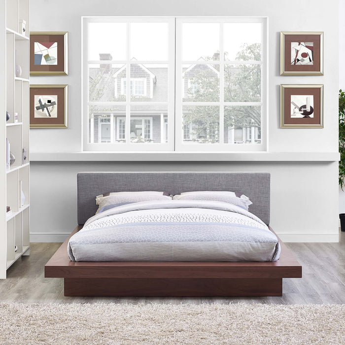 Freja Fabric Queen Platform Bed by Modway