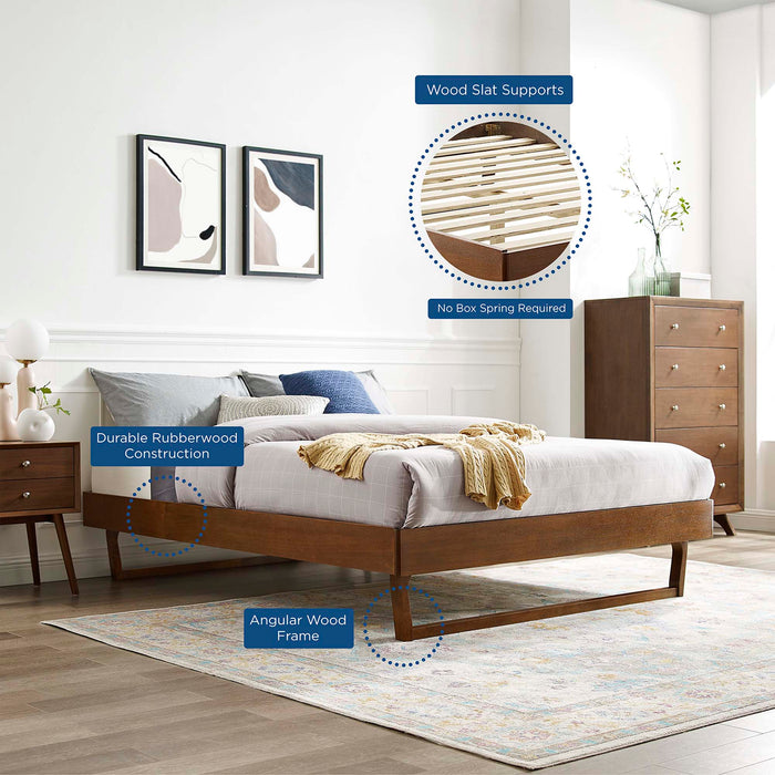 Billie Wood Twin Platform Bed Frame by Modway