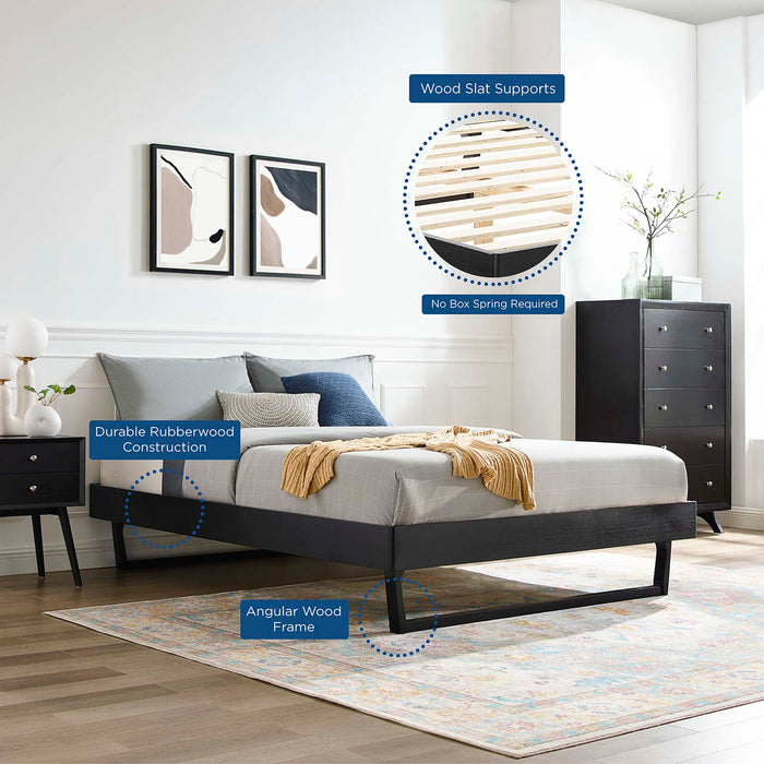 Billie Wood Full Platform Bed Frame by Modway