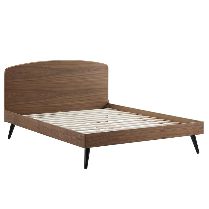 Bronwen Wood Queen Platform Bed by Modway