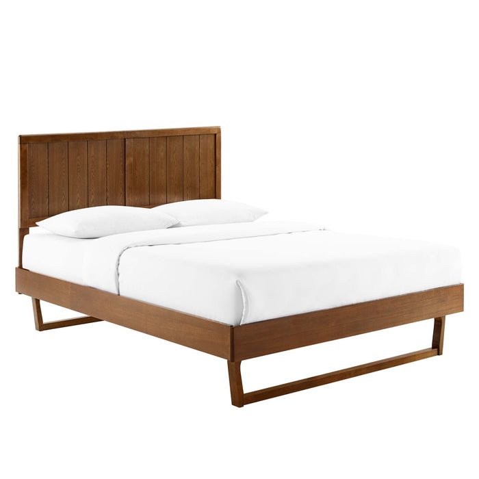 Alana Wood Queen Platform Bed With Angular Frame by Modway