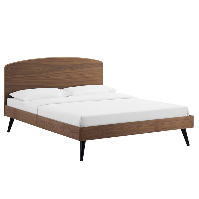 Bronwen Wood Queen Platform Bed by Modway