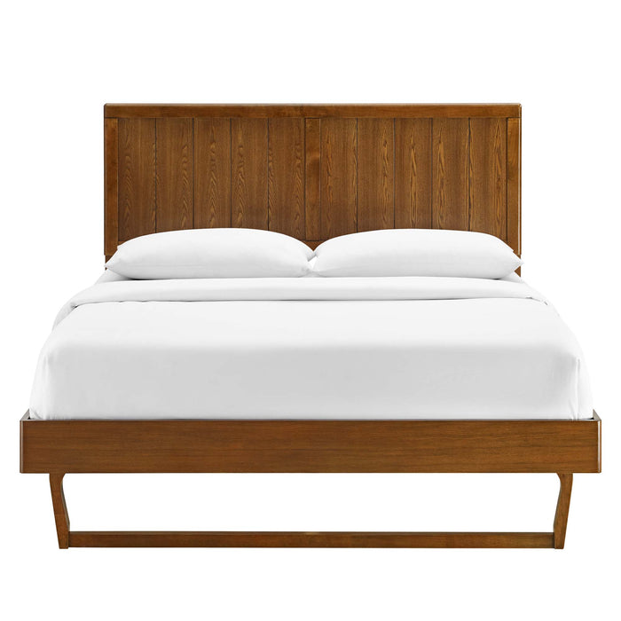 Alana Wood Queen Platform Bed With Angular Frame by Modway