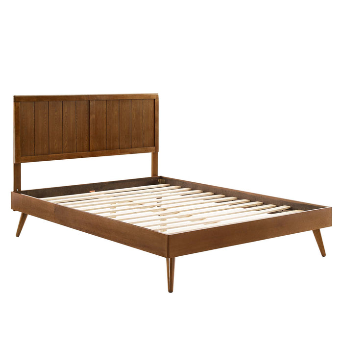 Alana Wood Queen Platform Bed With Splayed Legs by Modway