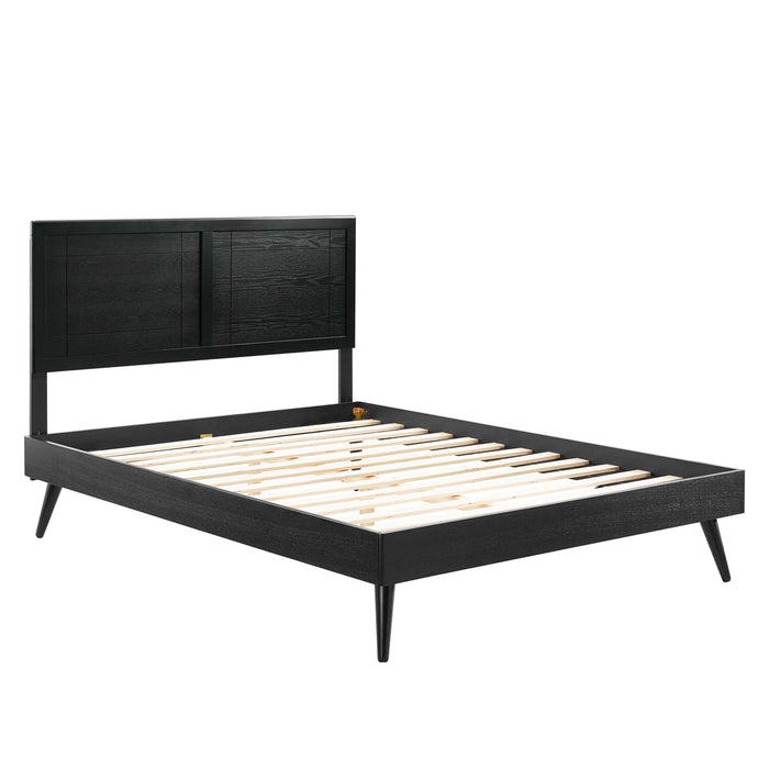 Marlee Wood Queen Platform Bed With Splayed Legs by Modway