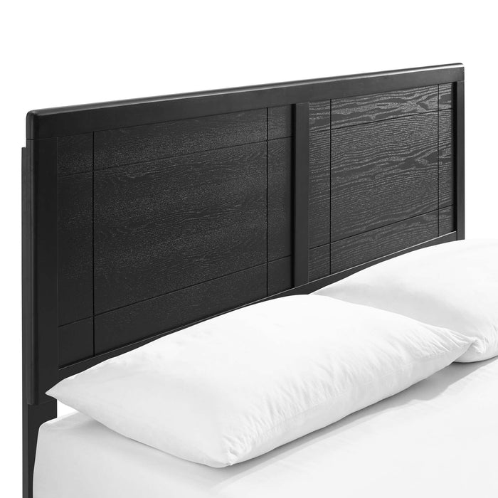 Marlee Wood Queen Platform Bed With Splayed Legs by Modway