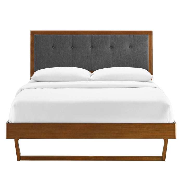 Willow Wood Queen Platform Bed With Angular Frame by Modway