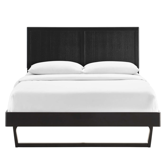 Alana Wood Full Platform Bed With Angular Frame by Modway