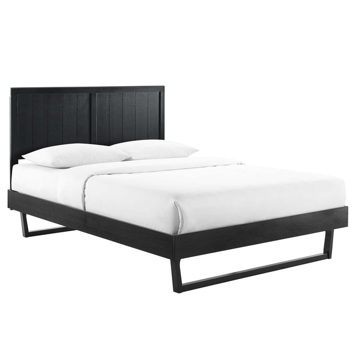 Alana Wood Full Platform Bed With Angular Frame by Modway