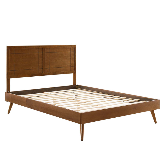 Marlee Wood Full Platform Bed With Splayed Legs by Modway