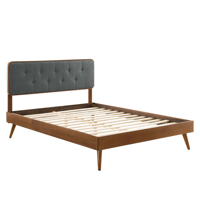 Bridgette Wood Full Platform Bed With Splayed Legs by Modway