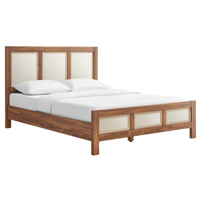 Capri Wood Grain Queen Platform Bed by Modway