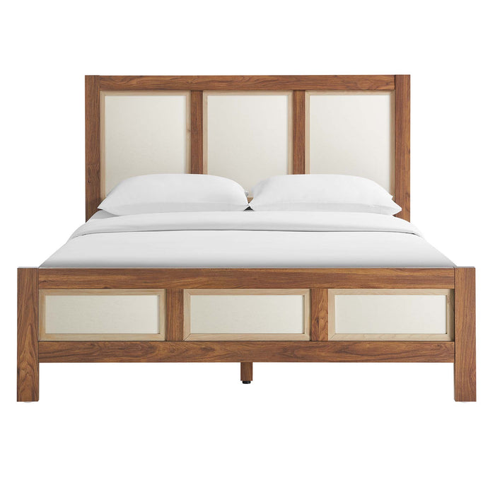 Capri Wood Grain Queen Platform Bed by Modway