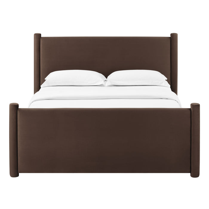 Rael Performance Velvet Full Platform Bed by Modway