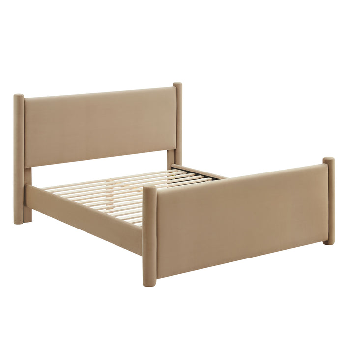 Rael Performance Velvet King Platform Bed by Modway