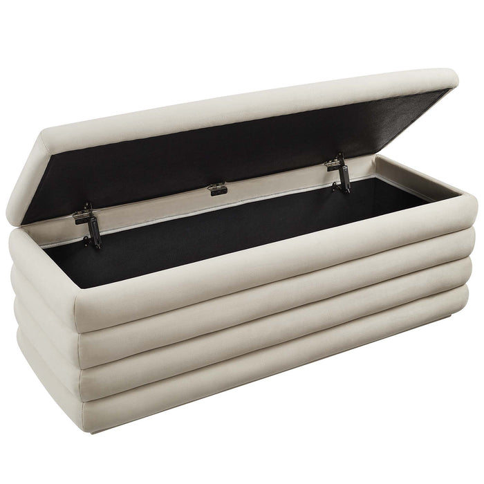 Mezzo Upholstered Performance Velvet Storage Bench by Modway