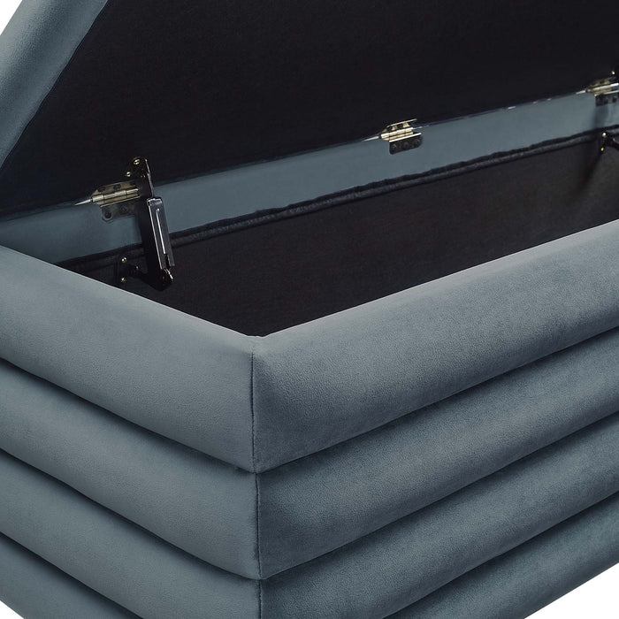 Mezzo Upholstered Performance Velvet Storage Bench by Modway