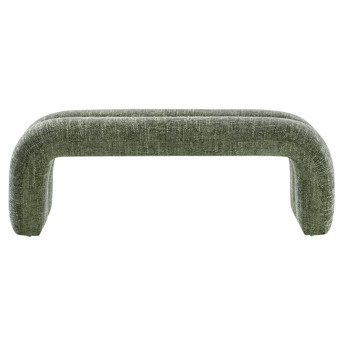 Dax 50.5" Chenille Upholstered Accent Bench by Modway