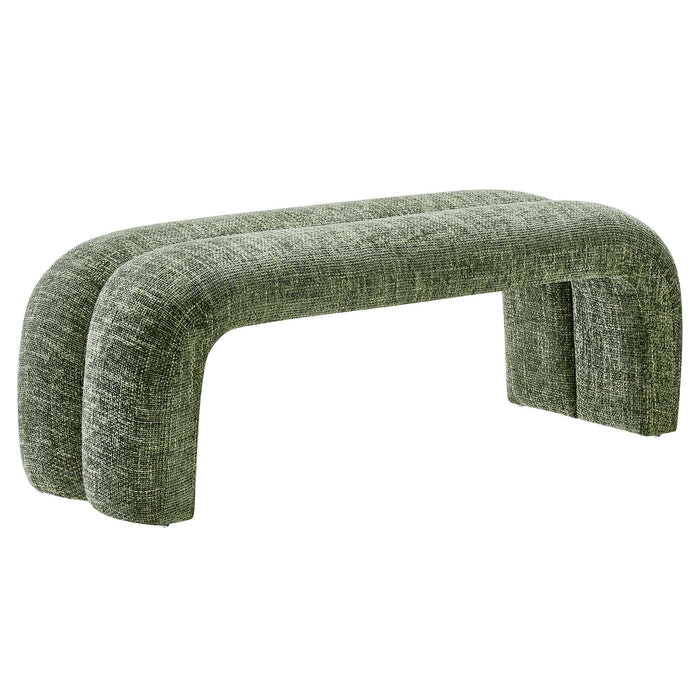 Dax 50.5" Chenille Upholstered Accent Bench by Modway