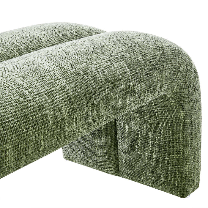 Dax 50.5" Chenille Upholstered Accent Bench by Modway