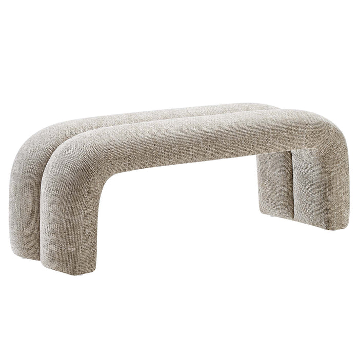 Dax 50.5" Chenille Upholstered Accent Bench by Modway