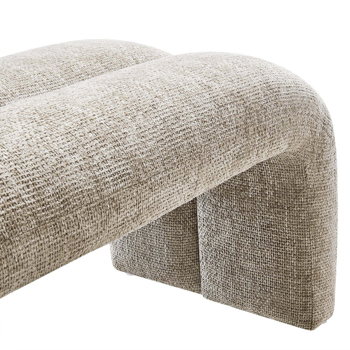 Dax 50.5" Chenille Upholstered Accent Bench by Modway