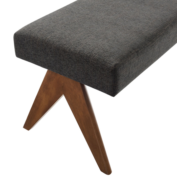 Lyra 47" Fabric Upholstered Bench by Modway