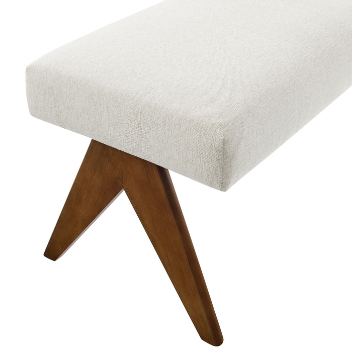 Lyra 47" Fabric Upholstered Bench by Modway