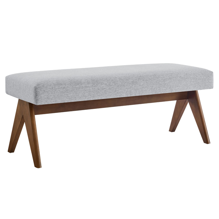 Lyra 47" Fabric Upholstered Bench by Modway