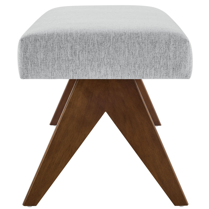 Lyra 47" Fabric Upholstered Bench by Modway