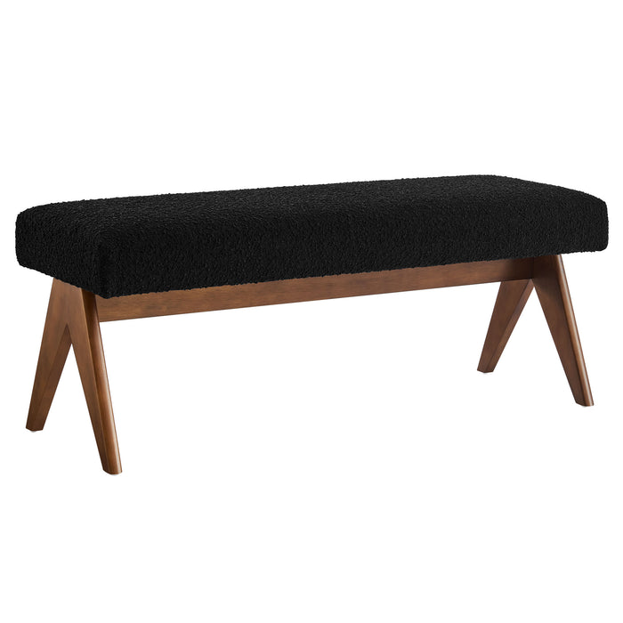 Lyra 47" Boucle Upholstered Bench by Modway