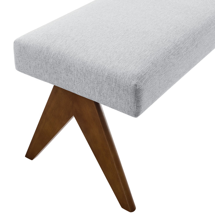 Lyra 47" Fabric Upholstered Bench by Modway