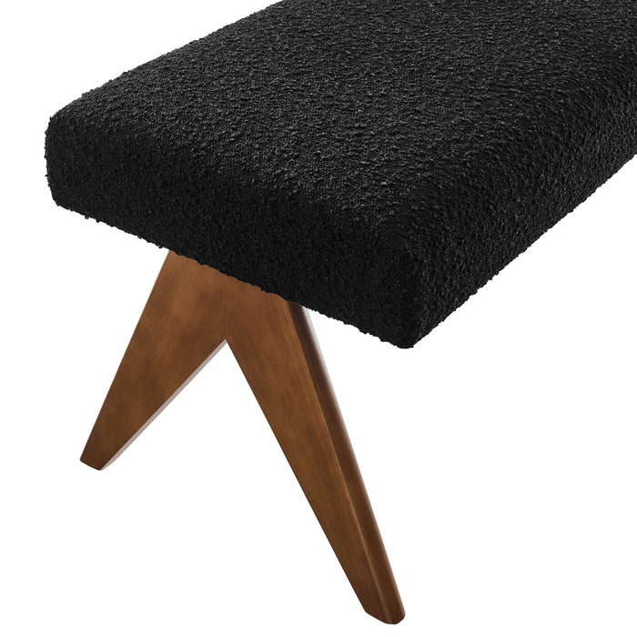 Lyra 47" Boucle Upholstered Bench by Modway