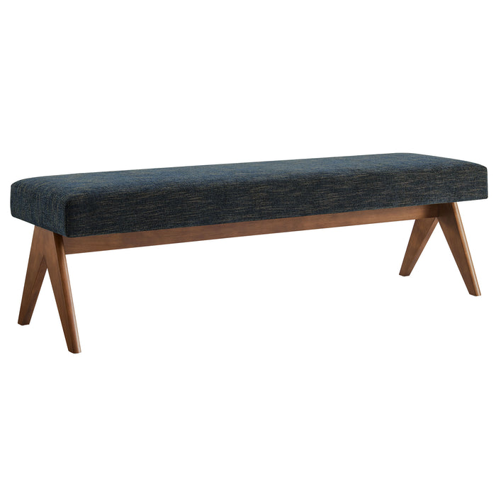 Lyra 63" Fabric Upholstered Bench by Modway