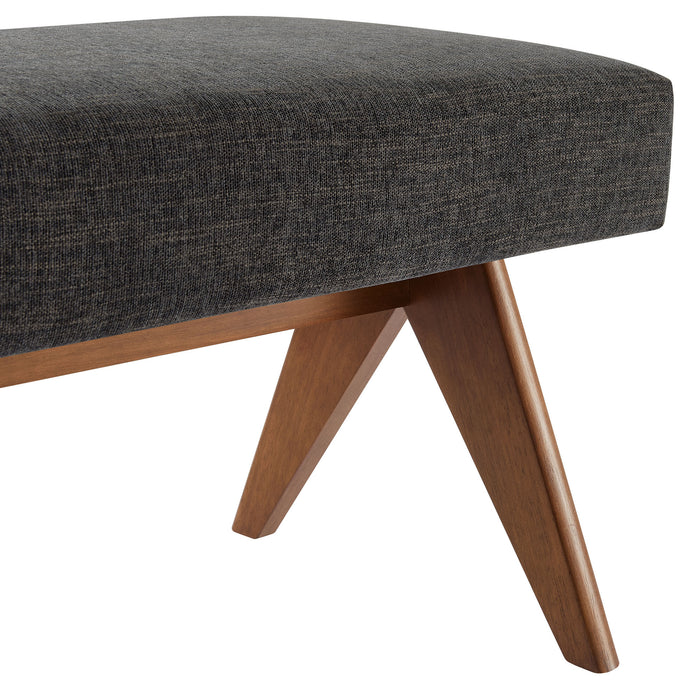 Lyra 63" Fabric Upholstered Bench by Modway