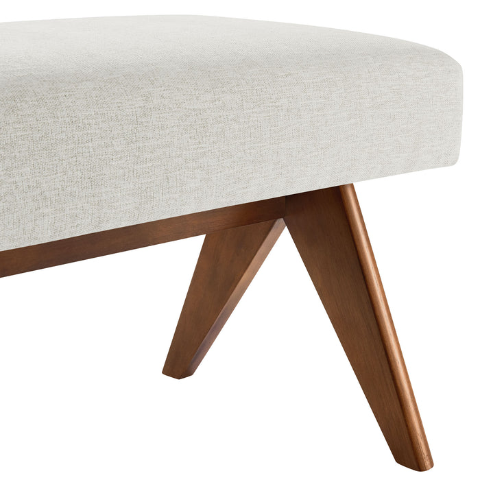 Lyra 63" Fabric Upholstered Bench by Modway