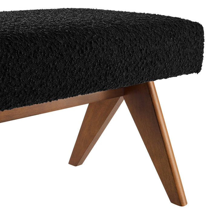 Lyra 63" Boucle Upholstered Bench by Modway