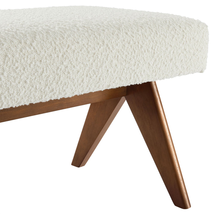 Lyra 63" Boucle Upholstered Bench by Modway