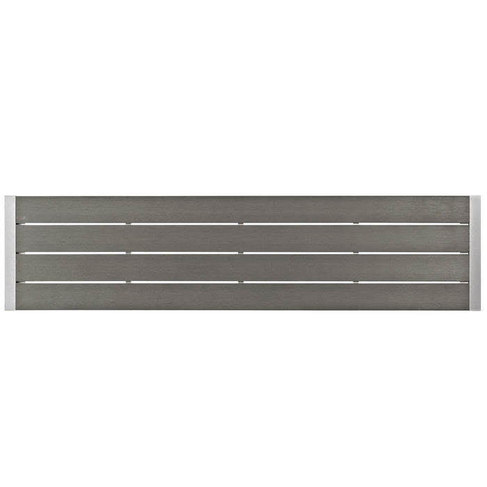 Shore Outdoor Patio Aluminum Bench by Modway