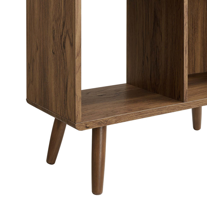 Transmit 5 Shelf Wood Grain Bookcase by Modway