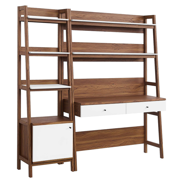 Bixby 2-Piece Wood Office Desk and Bookshelf by Modway