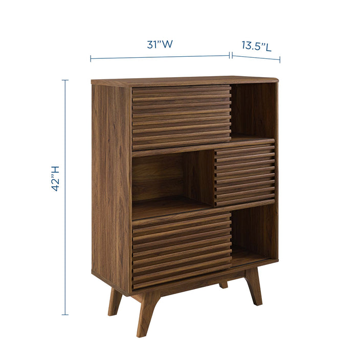 Render Three-Tier Display Storage Cabinet Stand by Modway